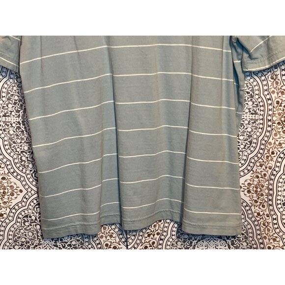 Tony Hawk Blue & White Striped Polo Shirt Size M - Picture 8 of 9